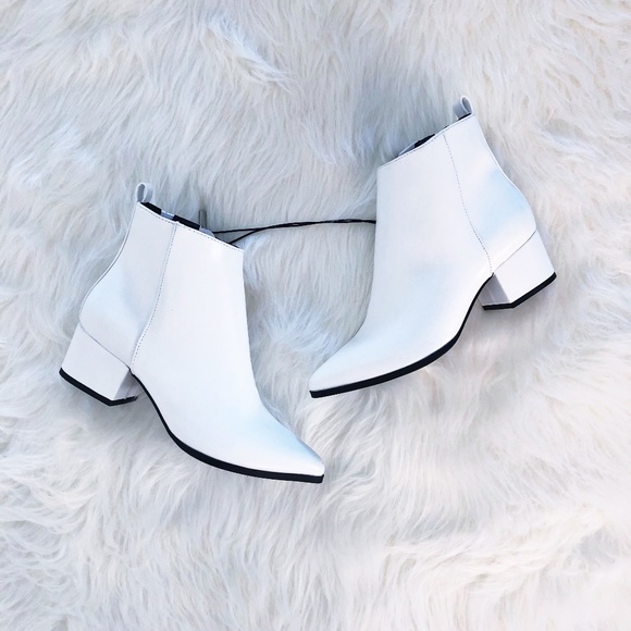 a new day white booties